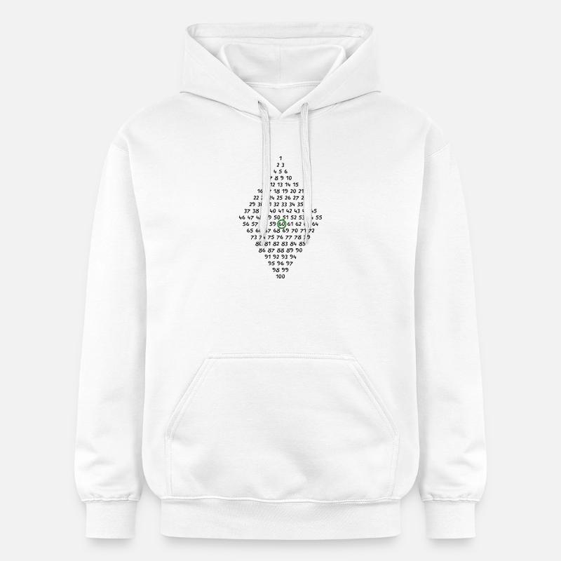 60e anniversaire - Sweat à capuche Softstyle® Gildan Unisexe - blanc