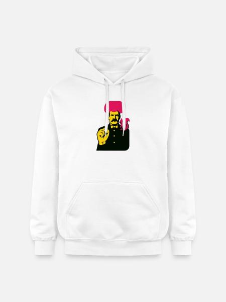 Strange Art Man - Gildan Unisex Softstyle® Midweight Hoodie - Weiß