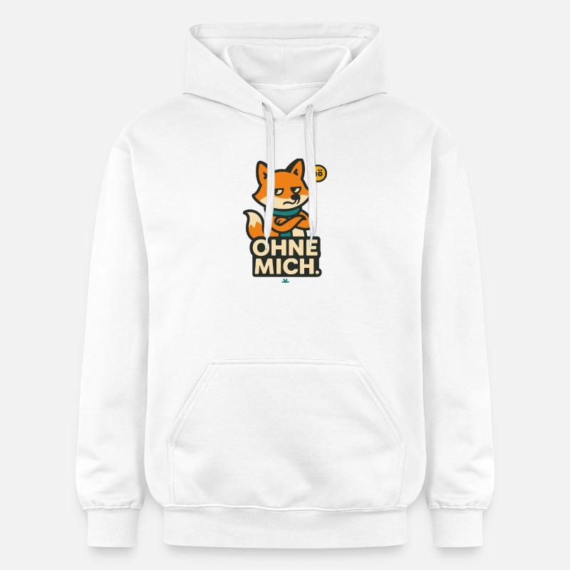 Sans Moi – Nope-Fox - Sweat à capuche Softstyle® Gildan Unisexe - blanc