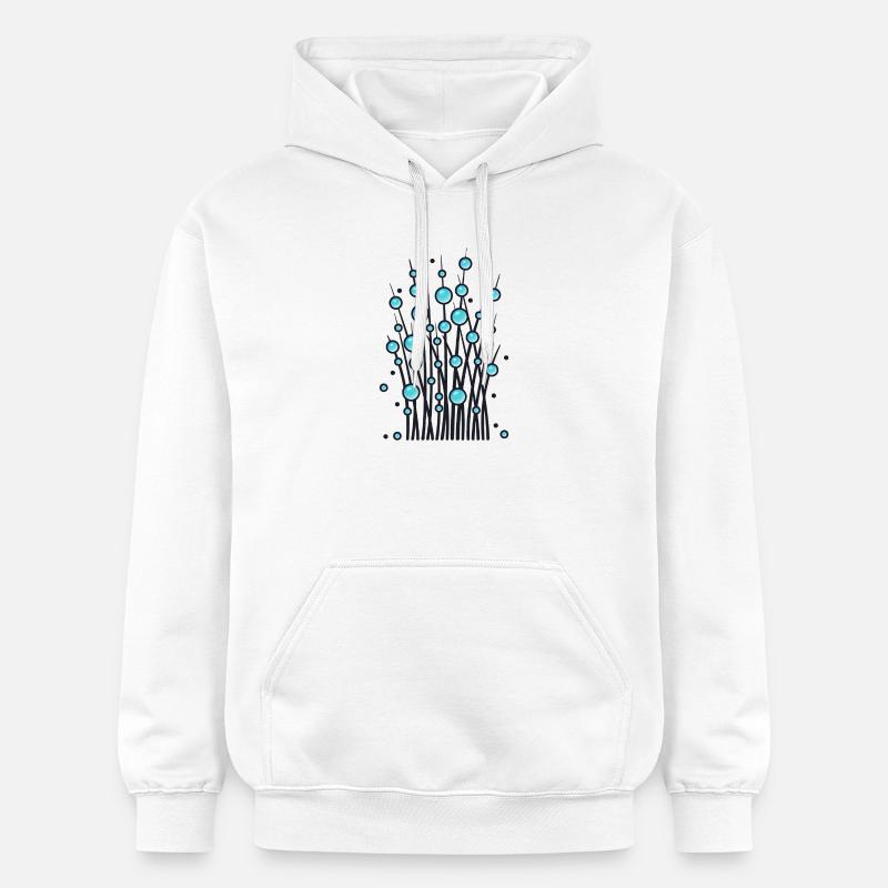 Structure lumineuse des balles - Sweat à capuche Softstyle® Gildan Unisexe - blanc