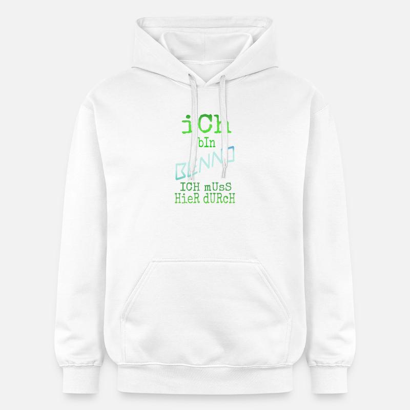 Benno comme prénom - Sweat à capuche Softstyle® Gildan Unisexe - blanc