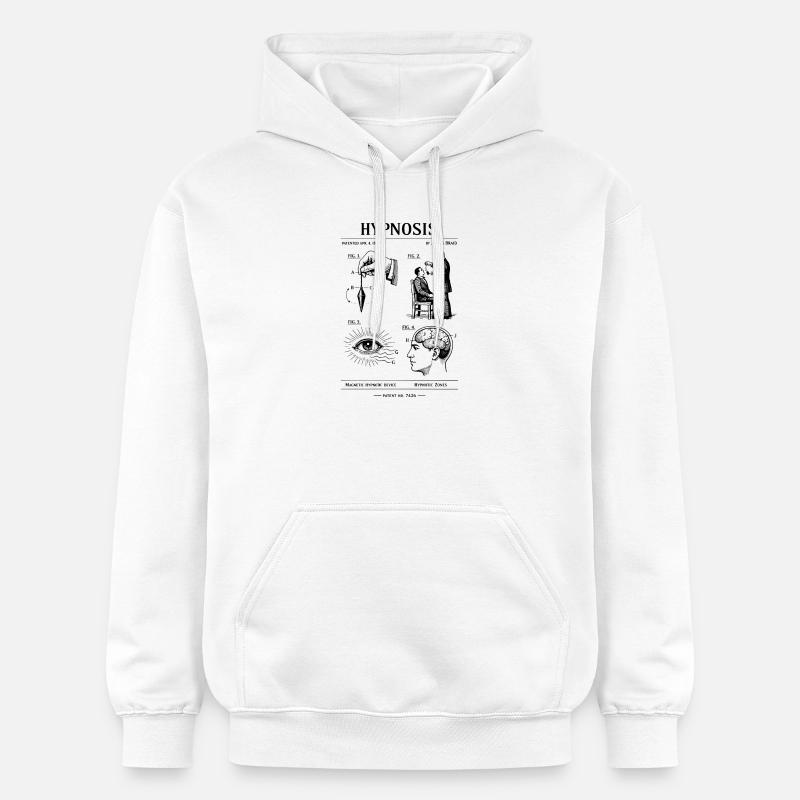 Conception du plan d’hypnose - Sweat à capuche Softstyle® Gildan Unisexe - blanc