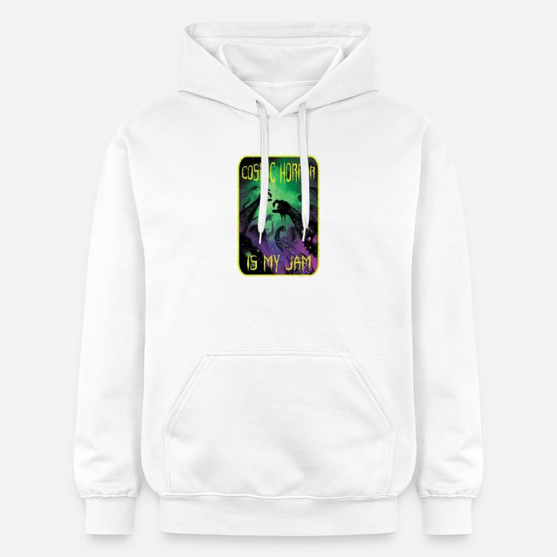 L’horreur cosmique, c’est mon truc - Sweat à capuche Softstyle® Gildan Unisexe - blanc