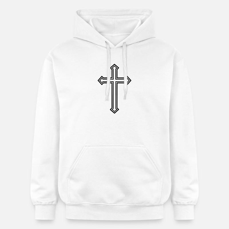 Evil Can Never Be Dead Enough - Gildan Unisex Softstyle® Midweight Hoodie - white