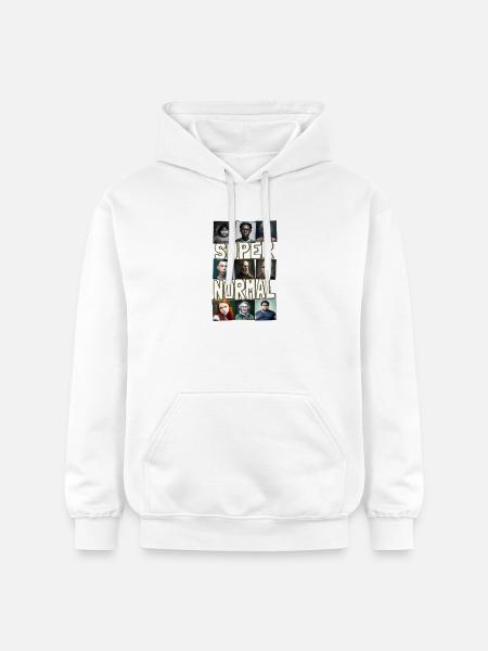 Super Gewöhnlich 03 SN - Gildan Unisex Softstyle® Midweight Hoodie - Weiß