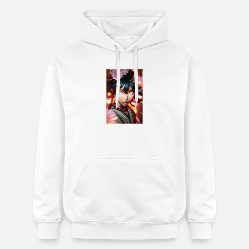 Chika - Sweat à capuche Softstyle® Gildan Unisexe - blanc