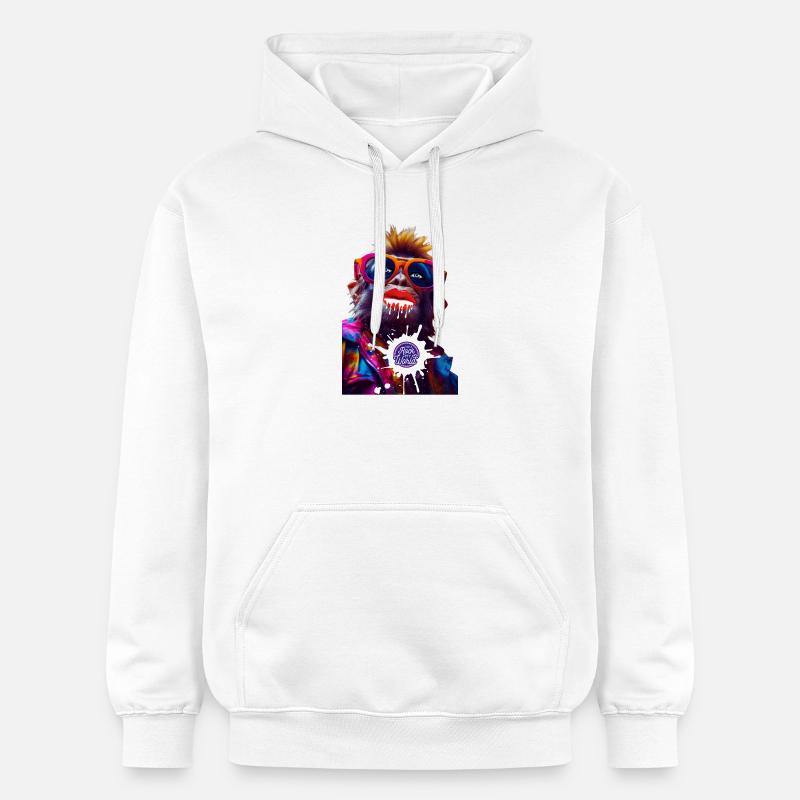 Tu fais vibrer mon monde - Sweat à capuche Softstyle® Gildan Unisexe - blanc