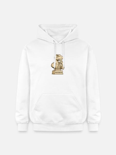 Philosoraptor - Gildan Unisex Softstyle® Midweight Hoodie - Weiß