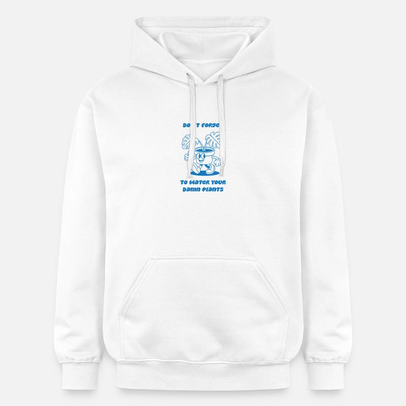 N’oubliez pas d’arroser vos plantes - Sweat à capuche Softstyle® Gildan Unisexe - blanc
