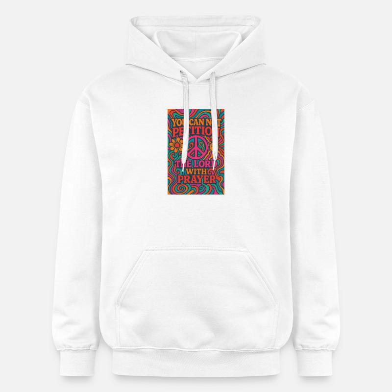 Prière 2 - Sweat à capuche Softstyle® Gildan Unisexe - blanc