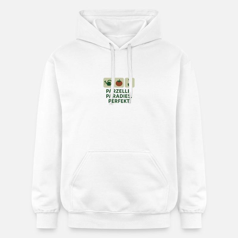 Parcelle Paradis Parfait - Sweat à capuche Softstyle® Gildan Unisexe - blanc