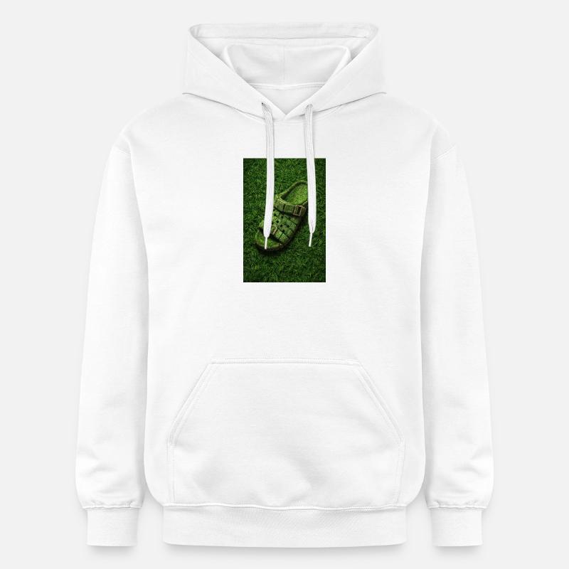 Conception de sandales Eco Grass - Sweat à capuche Softstyle® Gildan Unisexe - blanc