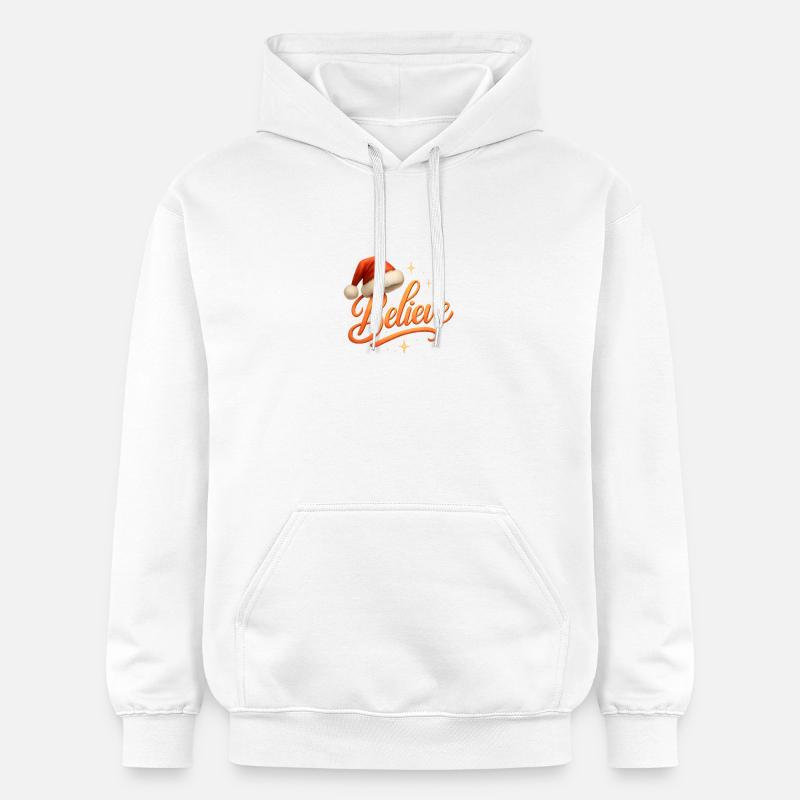 Joyeux Noël Père Noël - Sweat à capuche Softstyle® Gildan Unisexe - blanc