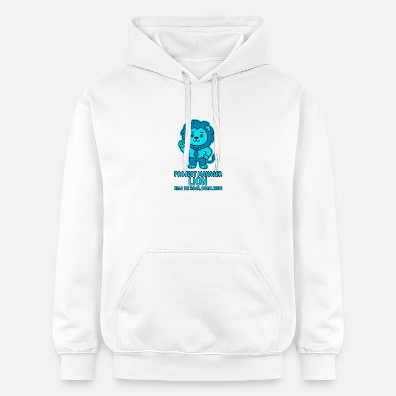 Chef de projet Löwe – Délais - Sweat à capuche Softstyle® Gildan Unisexe - blanc