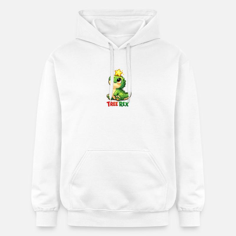 Tree Rex Dino T Rex - Sweat à capuche Softstyle® Gildan Unisexe - blanc