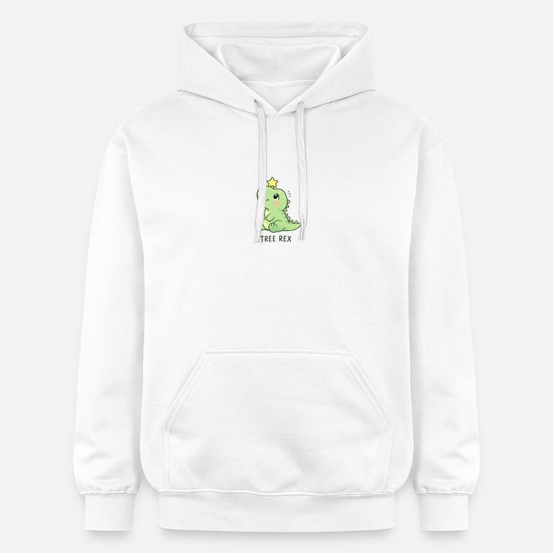 Tree Rex Dinosaur T-Rex - Sweat à capuche Softstyle® Gildan Unisexe - blanc