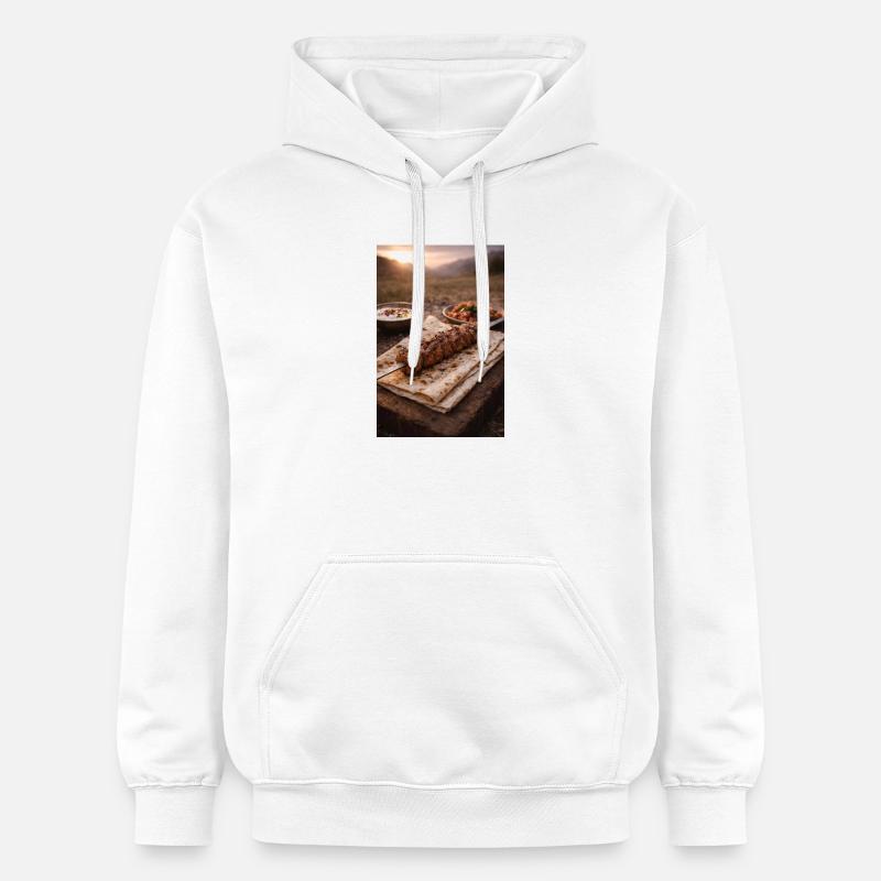 Lance - Sweat à capuche Softstyle® Gildan Unisexe - blanc