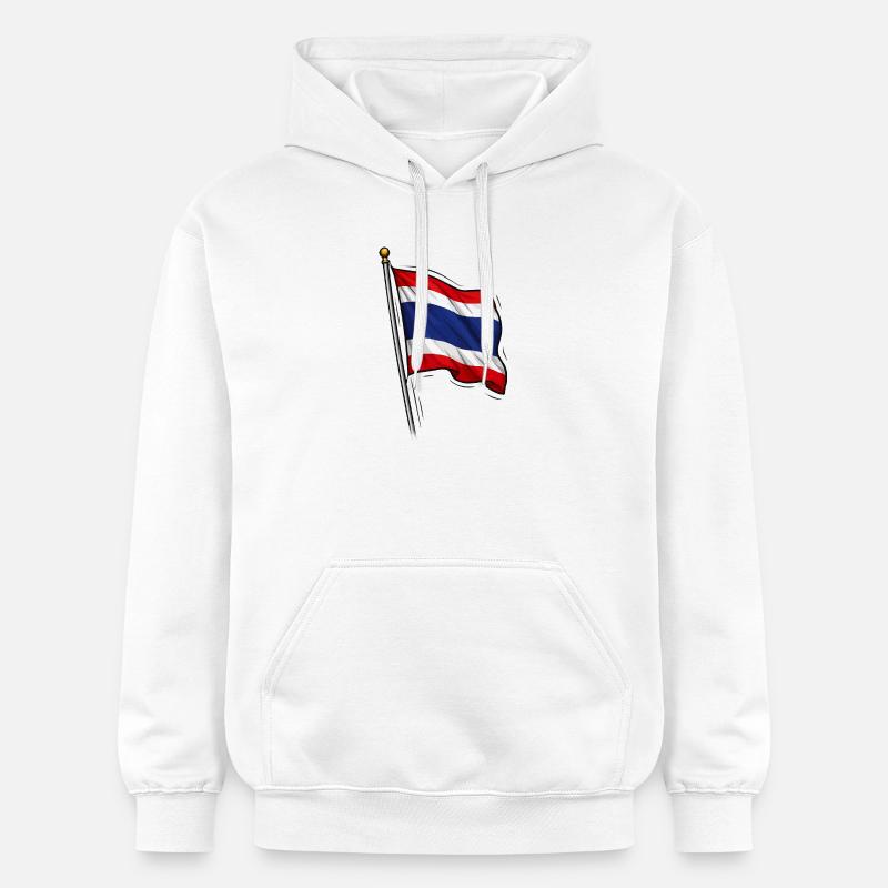 Drapeau thaïlandais - Sweat à capuche Softstyle® Gildan Unisexe - blanc