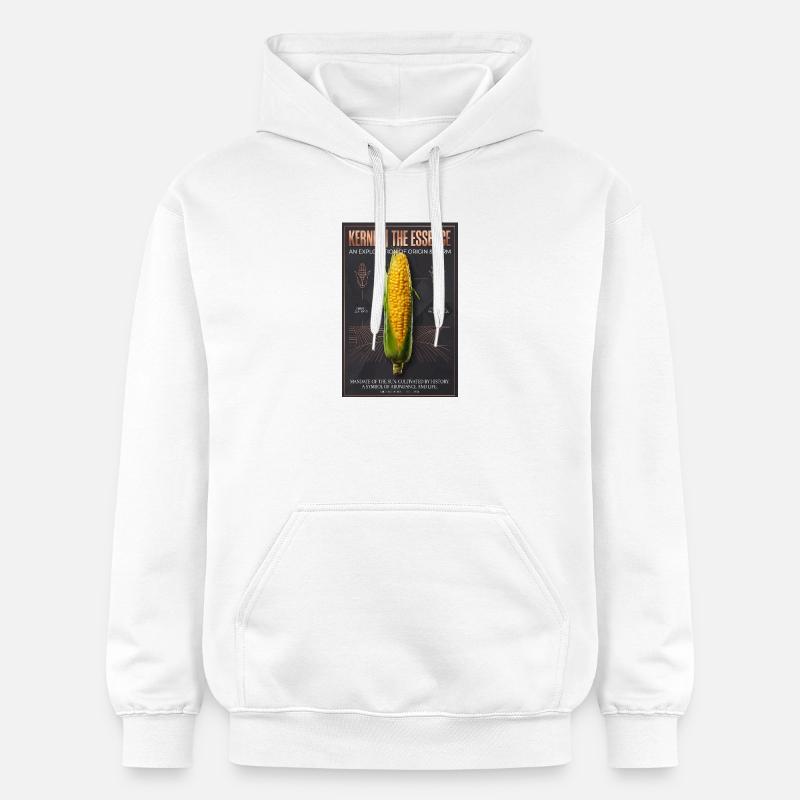 Kernel Essence: Origin & Form - Gildan Unisex Softstyle® Midweight Hoodie - white