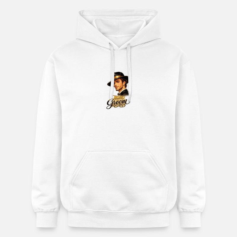 TeamGroom - Sweat à capuche Softstyle® Gildan Unisexe - blanc