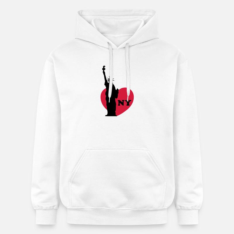 New York - Sweat à capuche Softstyle® Gildan Unisexe - blanc