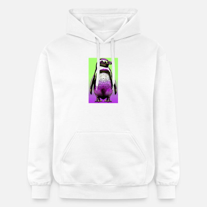 pingouin - Sweat à capuche Softstyle® Gildan Unisexe - blanc