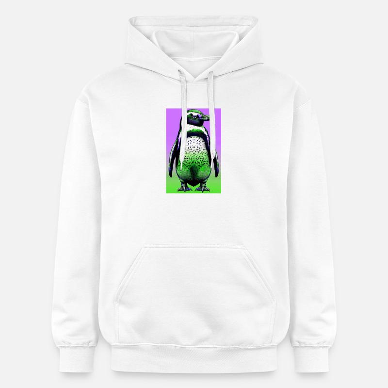 pingouin - Sweat à capuche Softstyle® Gildan Unisexe - blanc