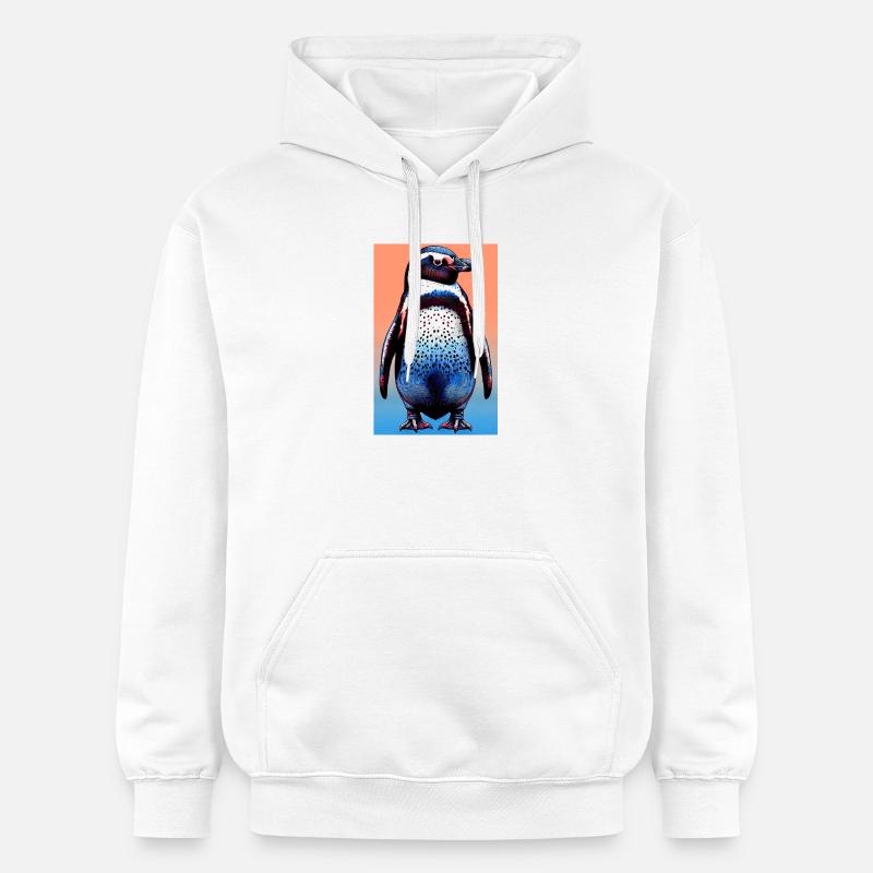 pingouin - Sweat à capuche Softstyle® Gildan Unisexe - blanc