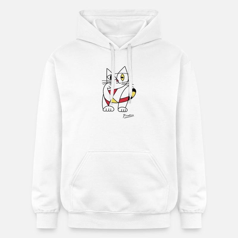Picatsso - Sweat à capuche Softstyle® Gildan Unisexe - blanc