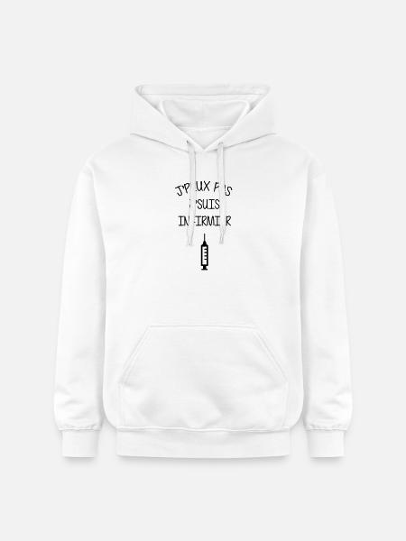 Nurse PKrankenschwester Infirmier Infirmière - Gildan Unisex Softstyle® Midweight Hoodie - white