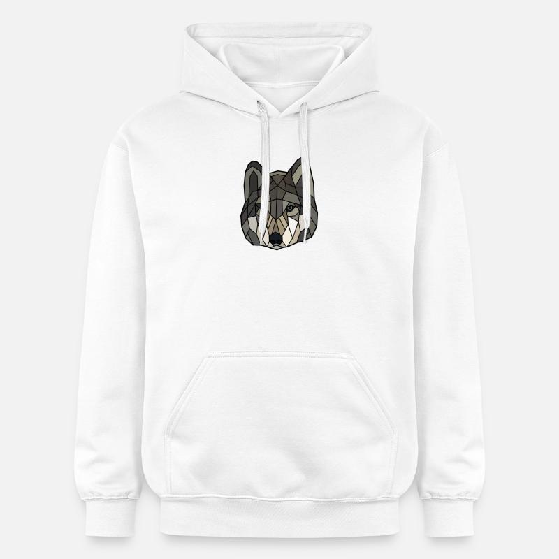 Wolf blanko - Sweat à capuche Softstyle® Gildan Unisexe - blanc
