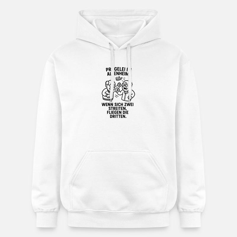 Third Fly Brawl Brawl Quarrel - Gildan Unisex Softstyle® Midweight Hoodie - white
