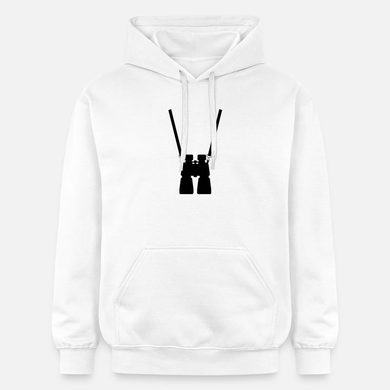 binoculaire - Sweat à capuche Softstyle® Gildan Unisexe - blanc