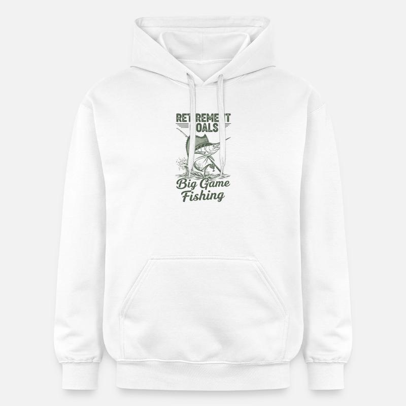 Objectifs de retraite : une grosse prise - Sweat à capuche Softstyle® Gildan Unisexe - blanc
