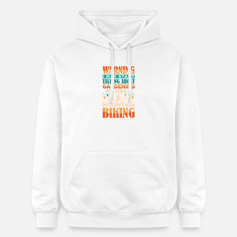 Jardin de VTT VTT - Sweat à capuche Softstyle® Gildan Unisexe - blanc