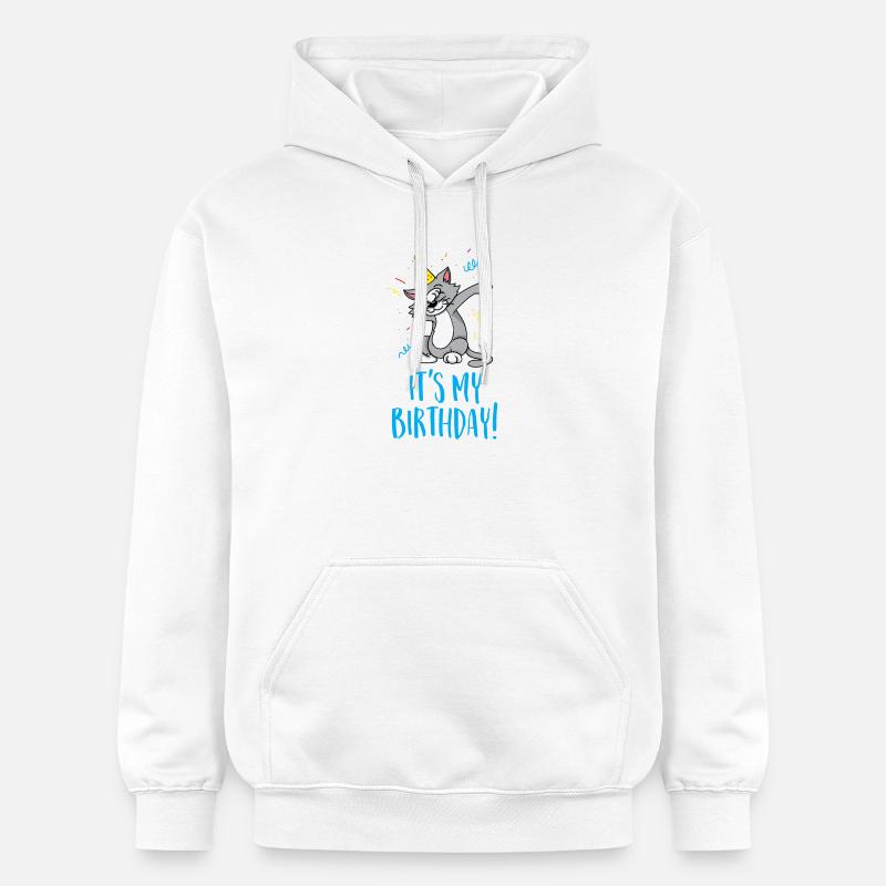 C'est mon anniversaire - Sweat à capuche Softstyle® Gildan Unisexe - blanc