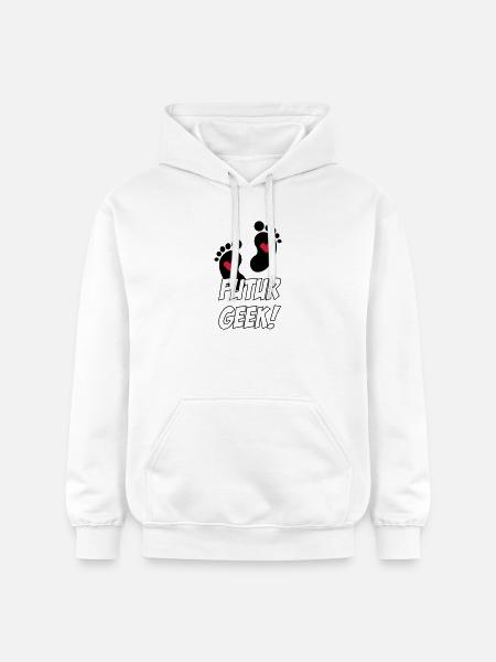 Futur Geek ! - Sweat à capuche Softstyle® Gildan Unisexe - blanc