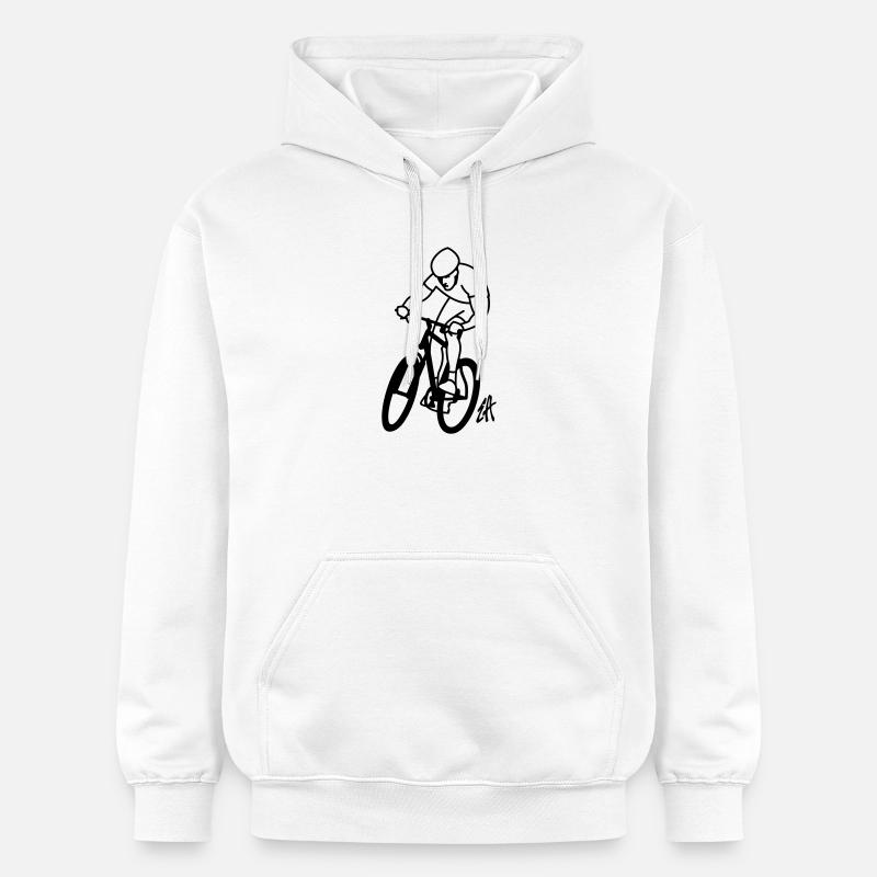 VTT - Sweat à capuche Softstyle® Gildan Unisexe - blanc