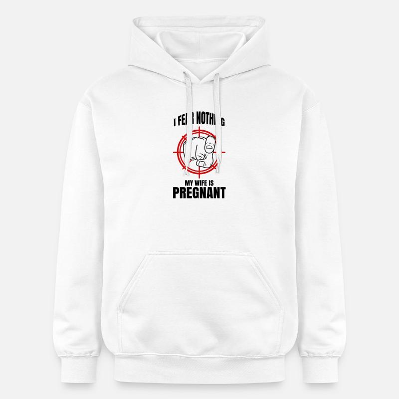 Cool Papa Déclaration Grossesse Bébé enceinte - Sweat à capuche Softstyle® Gildan Unisexe - blanc