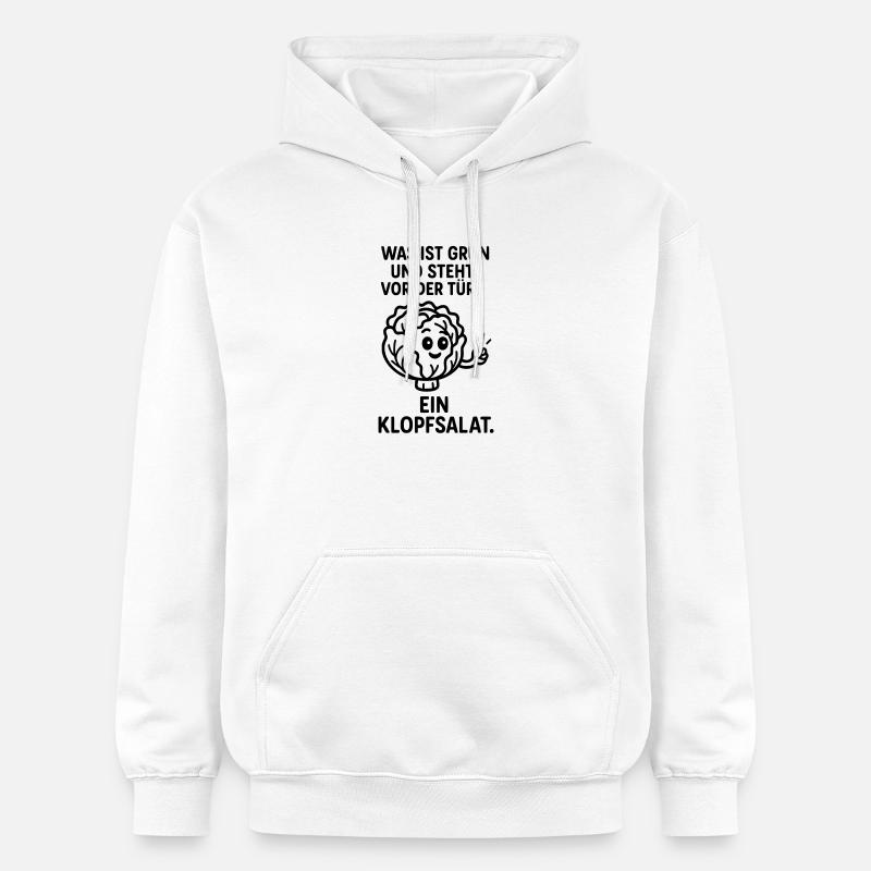 Blague sur la salade knock - Sweat à capuche Softstyle® Gildan Unisexe - blanc