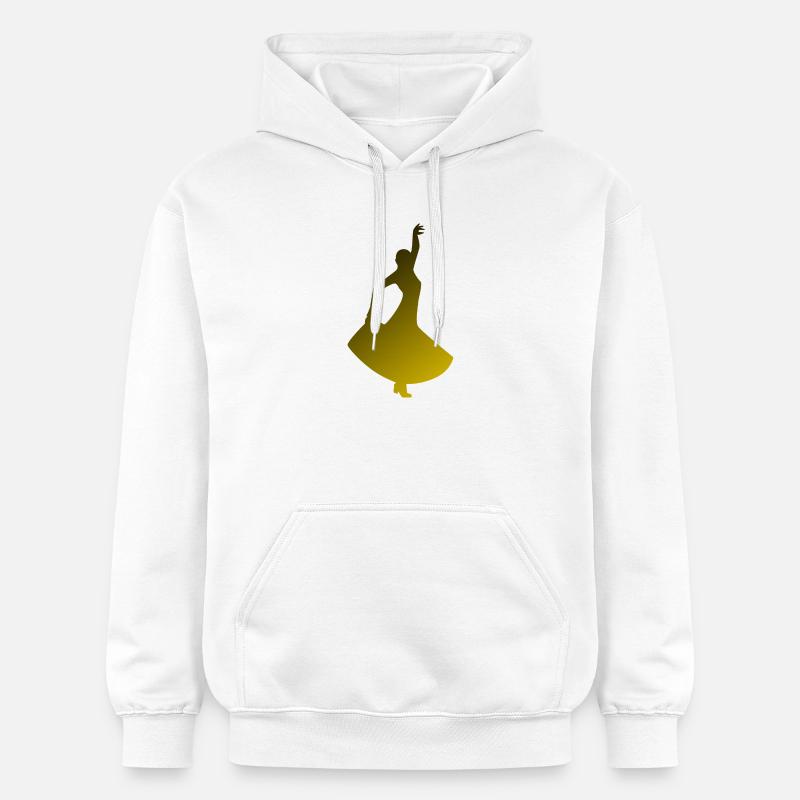 Danser - Sweat à capuche Softstyle® Gildan Unisexe - blanc