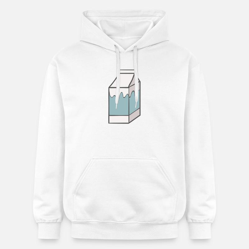 Lait - Sweat à capuche Softstyle® Gildan Unisexe - blanc