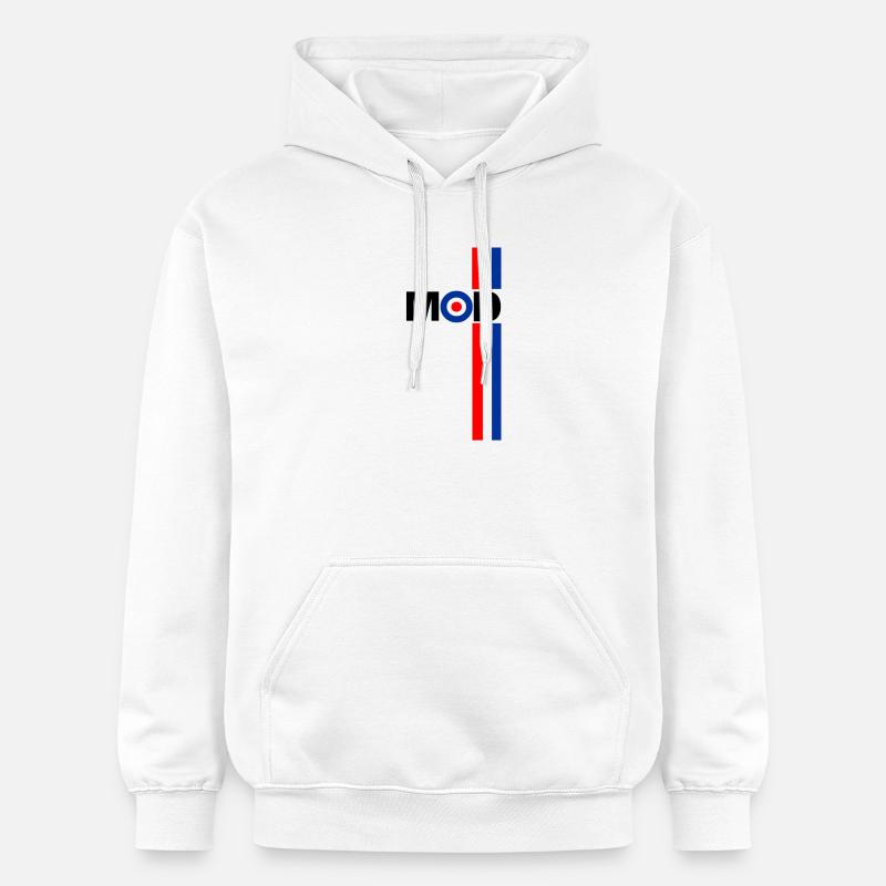 MOD TARGET RSF STRIPES CONCEPTION - Sweat à capuche Softstyle® Gildan Unisexe - blanc