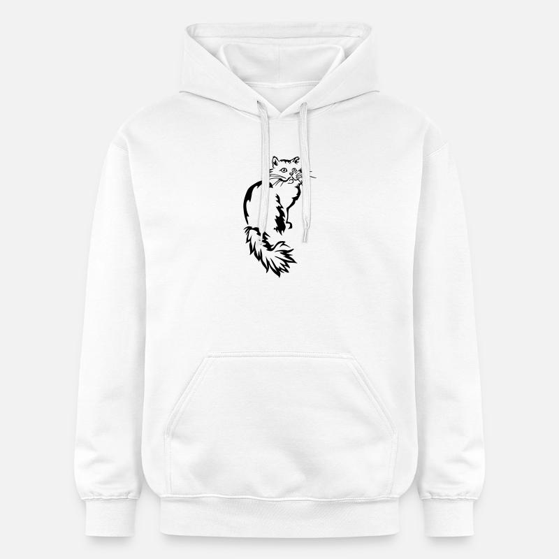 Persan - Chat persan - Sweat à capuche Softstyle® Gildan Unisexe - blanc