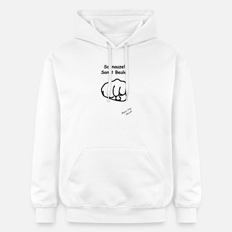 Museau sinon bosse - Sweat à capuche Softstyle® Gildan Unisexe - blanc