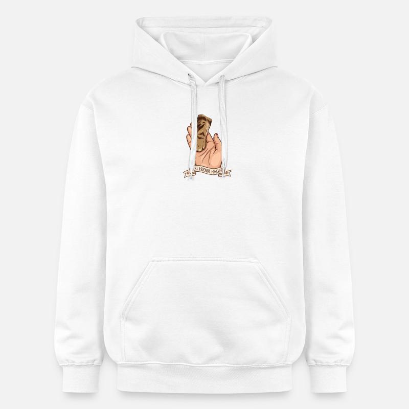 Meilleurs amis pour la vie - Sweat à capuche Softstyle® Gildan Unisexe - blanc