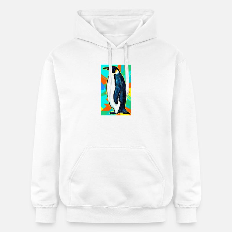 pingouin - Sweat à capuche Softstyle® Gildan Unisexe - blanc