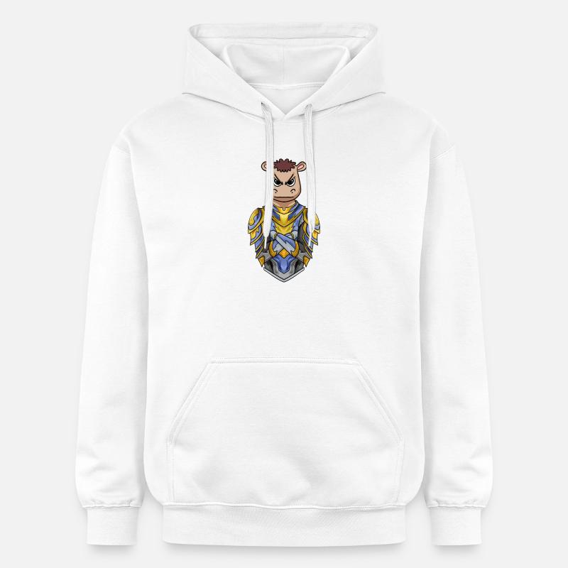 Knight Horse cool - Sweat à capuche Softstyle® Gildan Unisexe - blanc