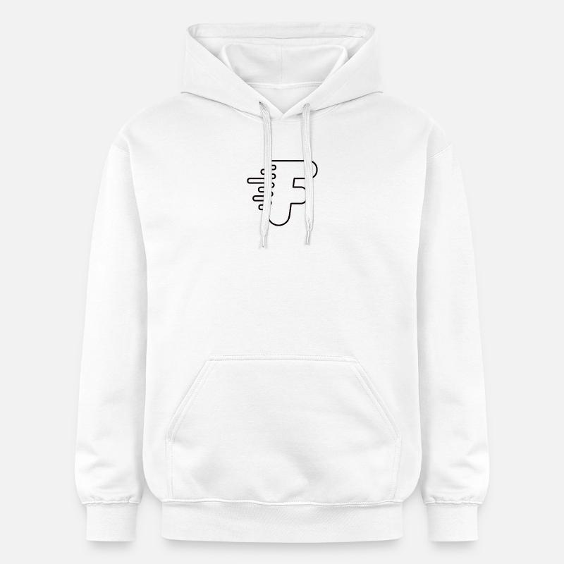LITIÈRE RAPIDE - Sweat à capuche Softstyle® Gildan Unisexe - blanc