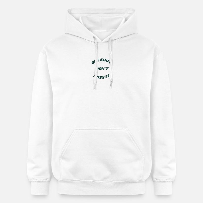 one_shot-removebg-preview - Sweat à capuche Softstyle® Gildan Unisexe - blanc